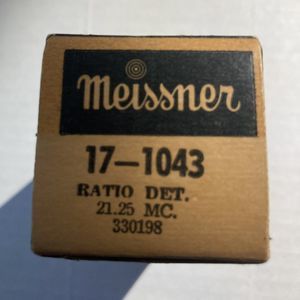 Meissner - 17-1043 Ratio Detector  21.25 330198 Vintage New Old Stock Radio Part